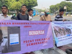 Geruduk Gedung DKPP, Mahasiswa Minta 5 Komisoner KPU Mimika Dipecat