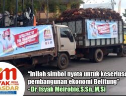 Berbagai Simbol Kebangkitan Ekonomi Belitung Tampil Dalam Inaugurasi Paslon IM (Isyak- H. Masdar) Di Area KV Senang