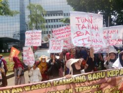 Di Tuding Tidak Komitment, Warga Kampung Baru Sindang Panon Geruduk Kantor Pusat PT ALAM SUTERA Di Jakarta